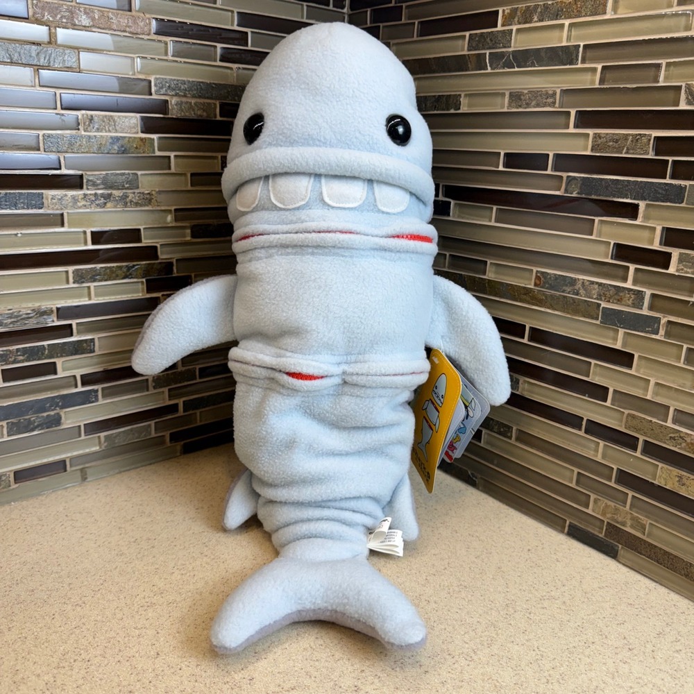 NEW Clump-O-Lump Shark-O the Shark Plush Zipper Mix Match Plush Toy 22" NWT